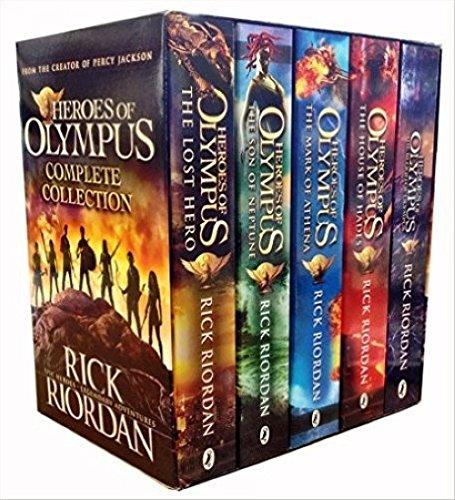 Heroes of Olympus Complete Collection 5 Books Box Set -The Lost Hero/The Son of Neptune/The Mark of Athena/The Blood of Olympus by Rick Riordan (2015-06-07)