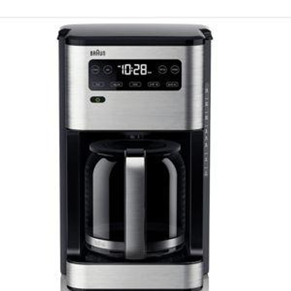 Braun PureFlavor 14‑Cup Programmable Coffee Maker – Fast Brew Speed, Touch Display, Bold & Brew‑Over‑Ice Modes, FlavorCarafe & Adjustable Warm Plate