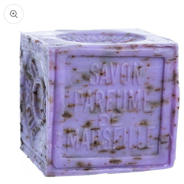Savon de Marseille with Crushed Flowers (Lavender)