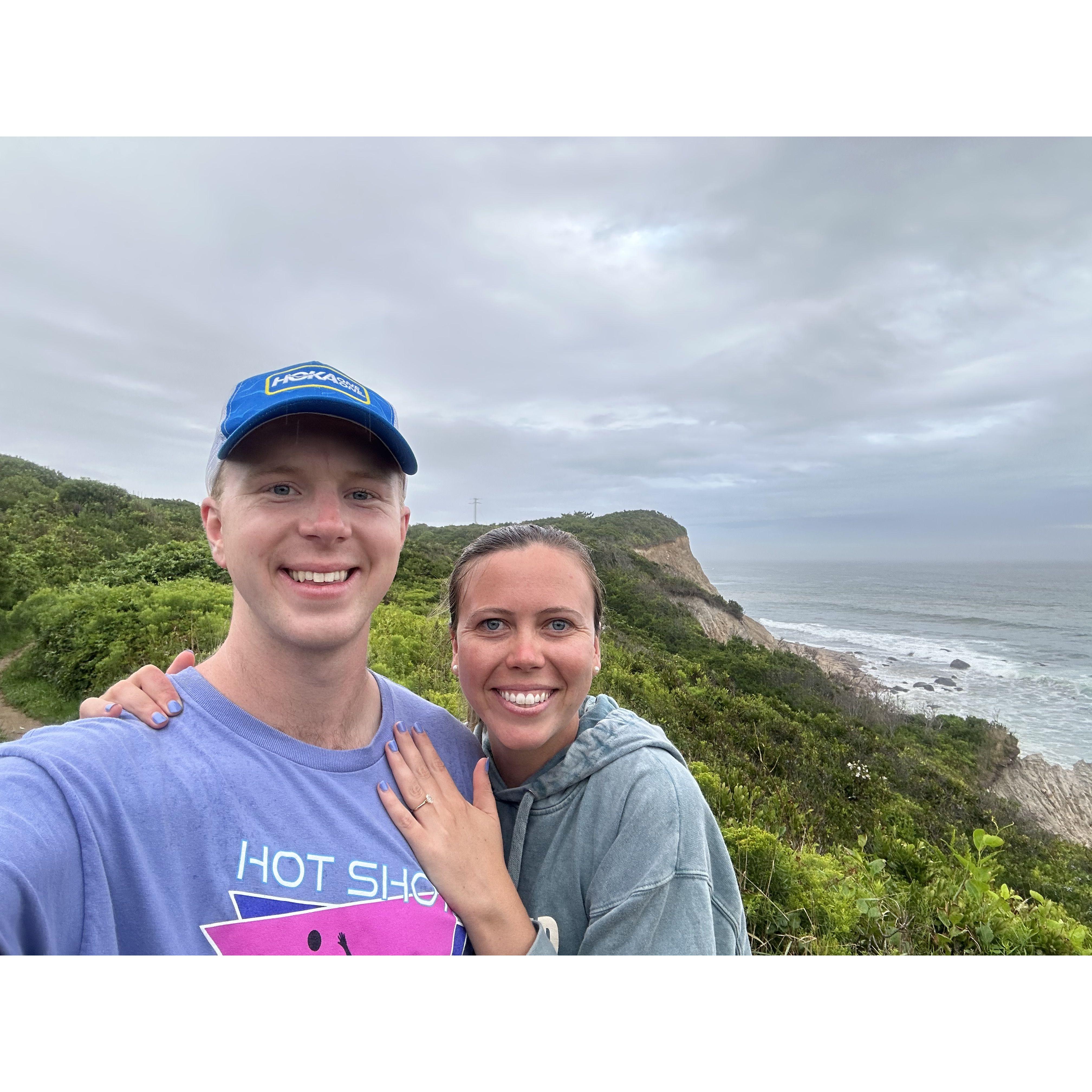 Engagement day! Block Island, Rhode Island