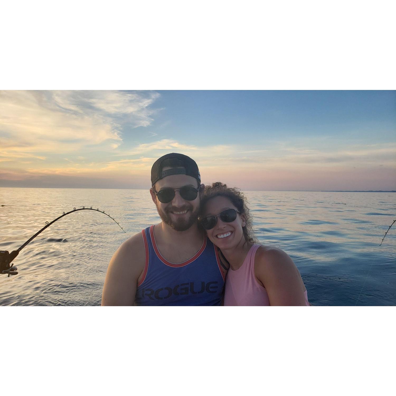 Annual Padula family salmon fishing trip - Holland - July 2020