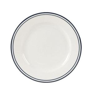 CAFÉ SALAD PLATES - SET OF 6 Blue Rim