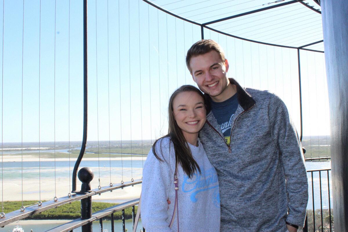 They climbed 203 steps to the top of the Ponce Inlet Lighthouse!
