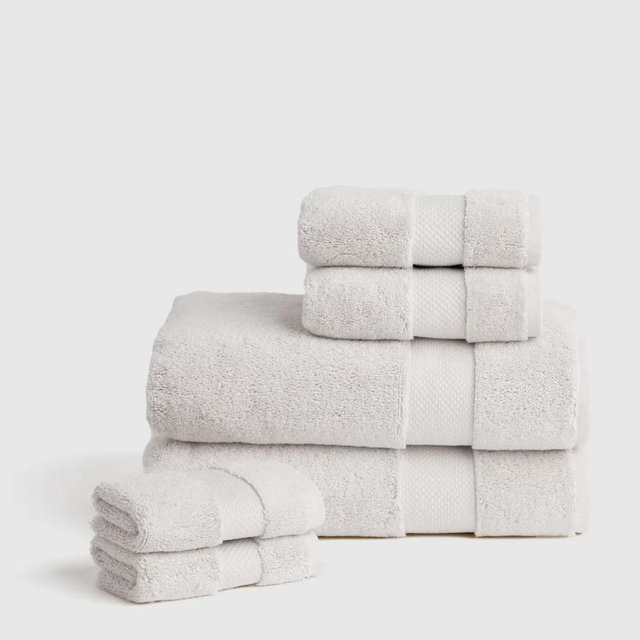 Turkish Ultra Luxe Plush Bath Towel Bundle in SILVER