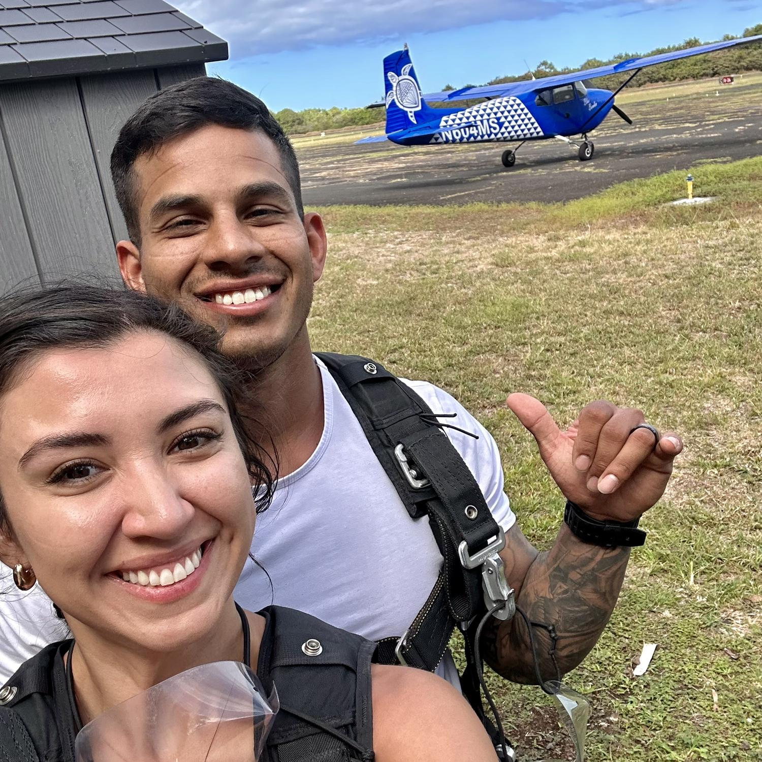 We will always continue to risk our lives jumping out of planes together 🪂