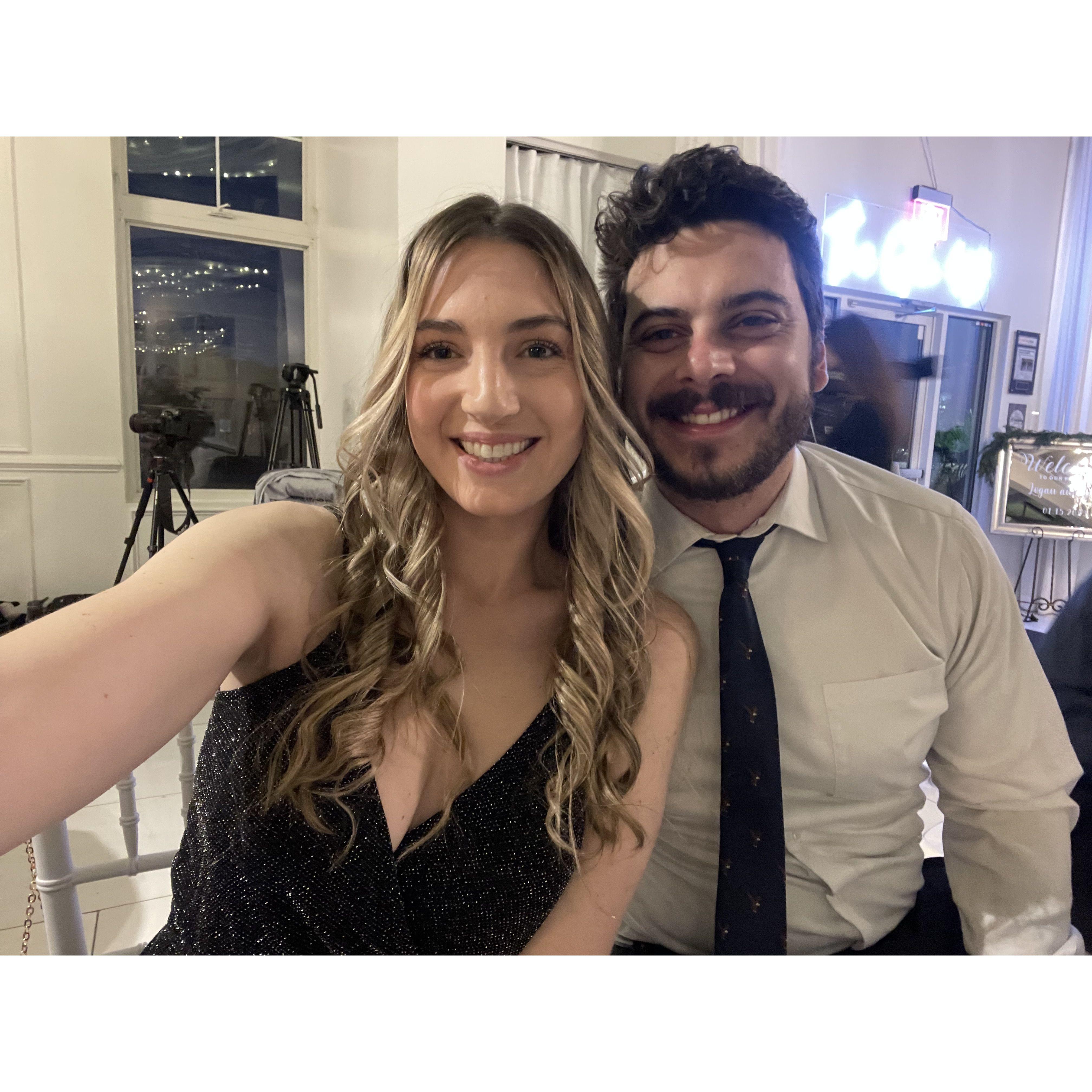 January 2023- They celebrated a friends wedding to kick off an amazing wedding year!