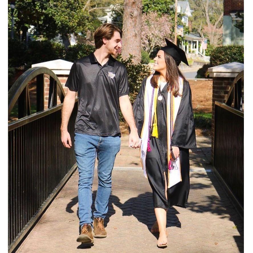 Emerson's college graduation. Emerson and Zachary met at Appalachian State University!