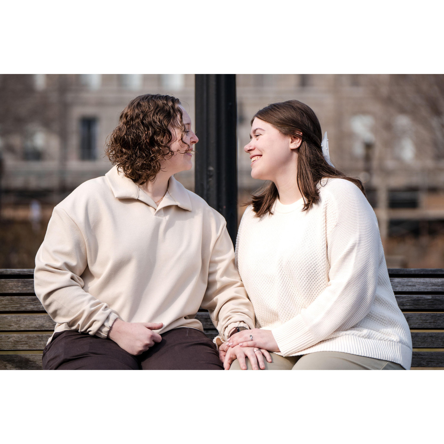 Fun fact: A couple got engaged on this bench, it was dedicated to the proposal