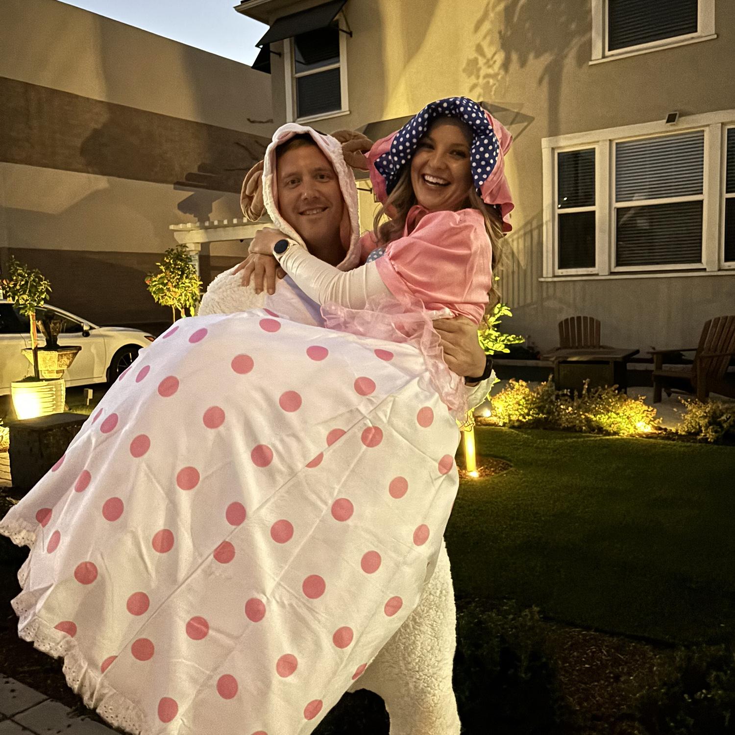 Happy Halloween! Little Bo Peep and her strong sheep