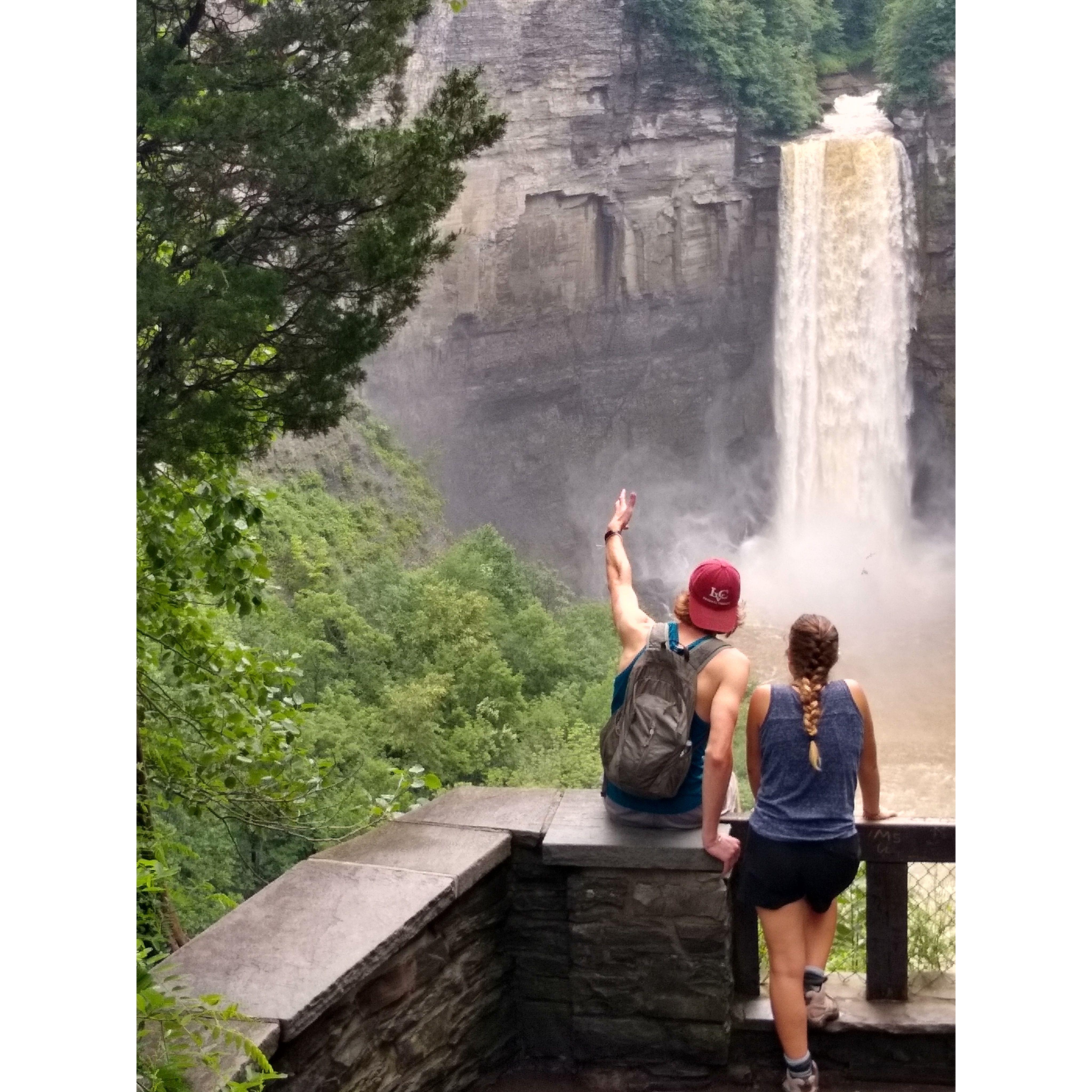 We love a good hike and waterfall, and just being outdoors in general
