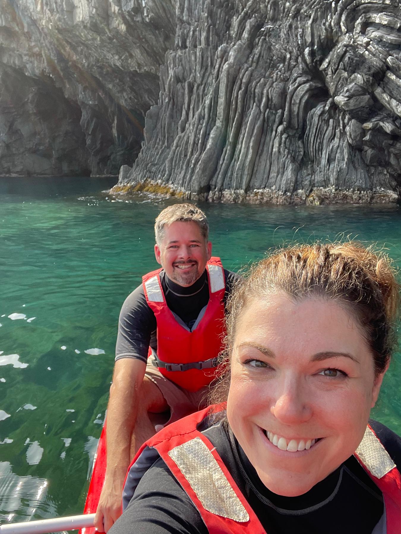 Kayaking in Cinque Terre.