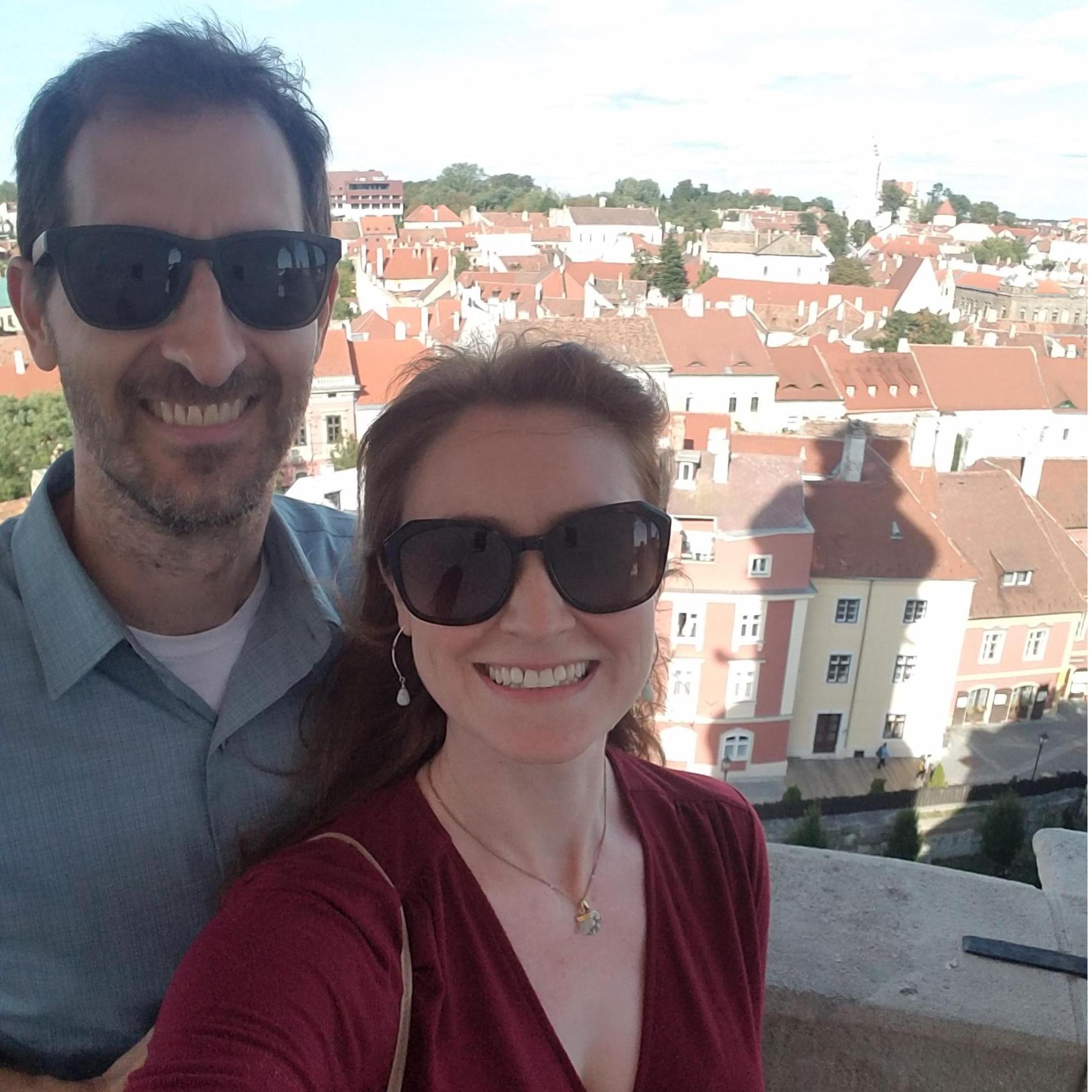 View from the Fire Tower in Sopron, Hungary 2019