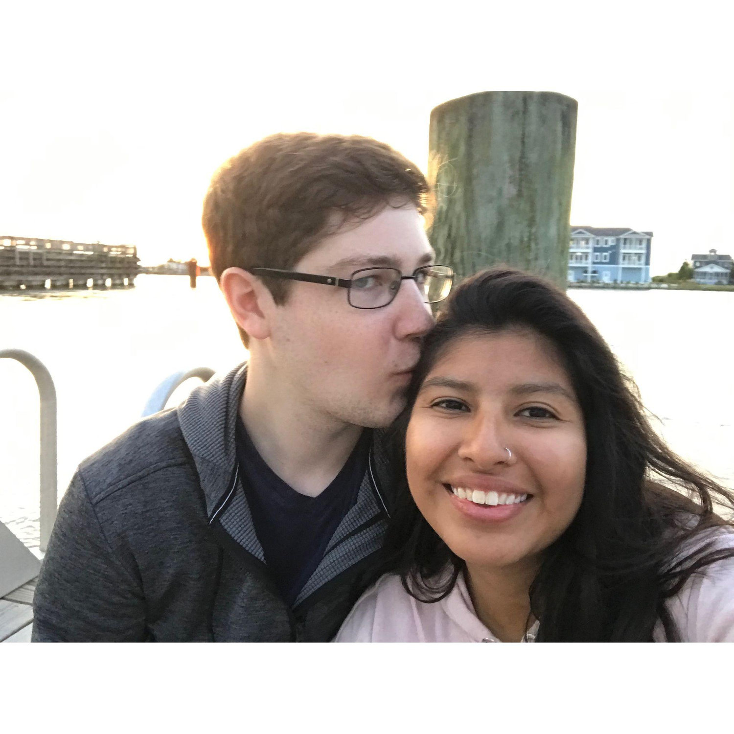 Our first vacation away together, a week in Chincoteague