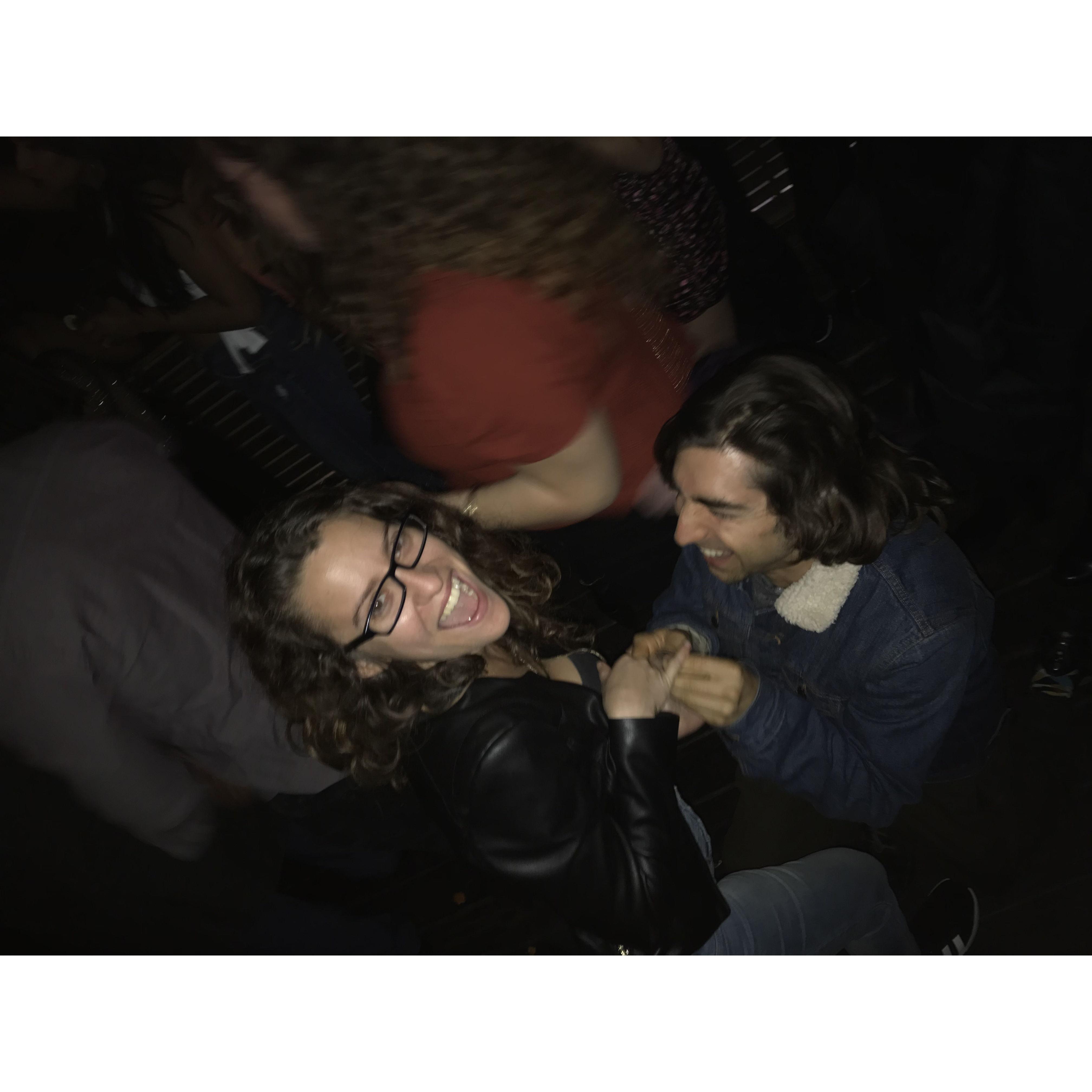 Evan fake proposing only a few months into our relationship... little did he know...
