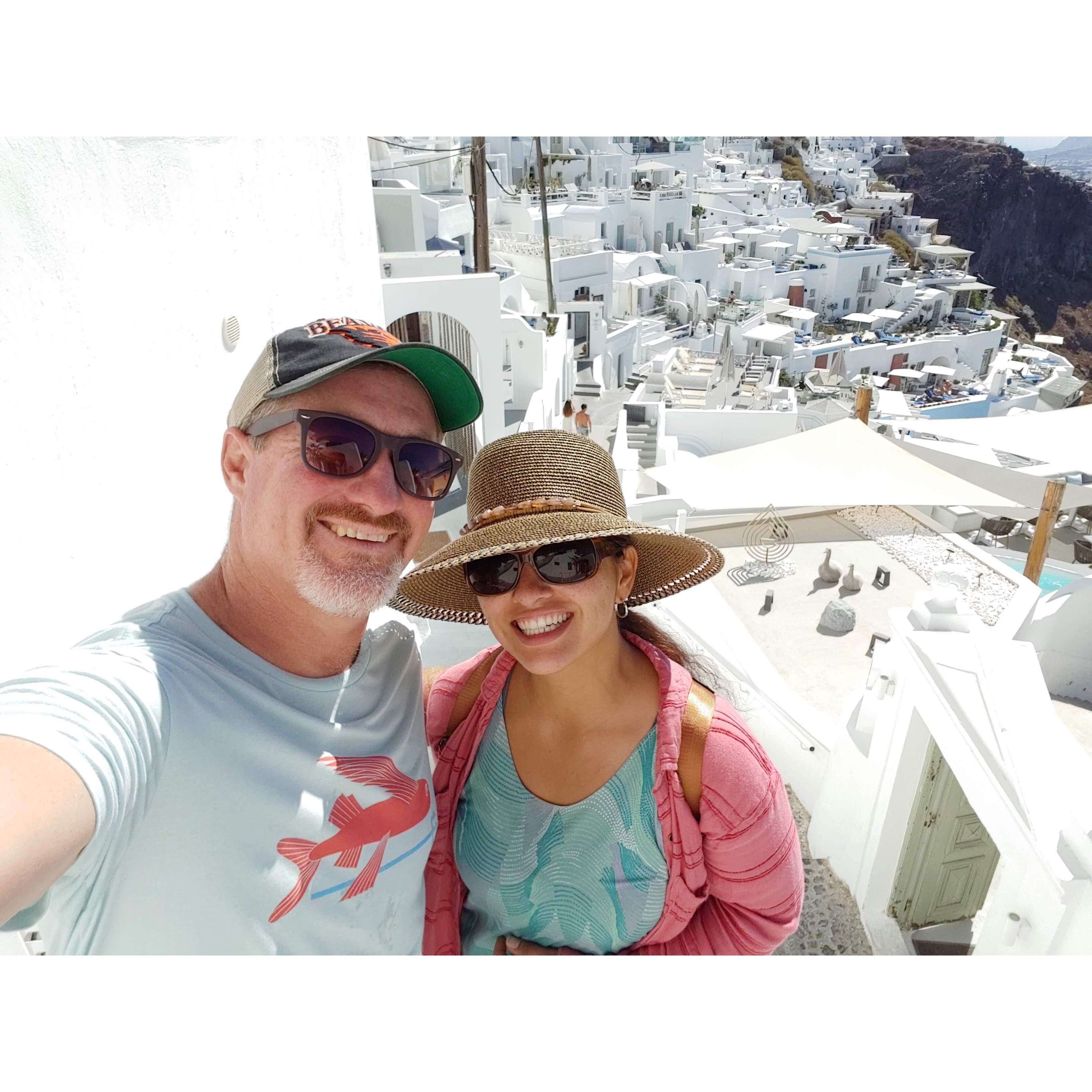 Exploring the paths of Santorini - September, 2019