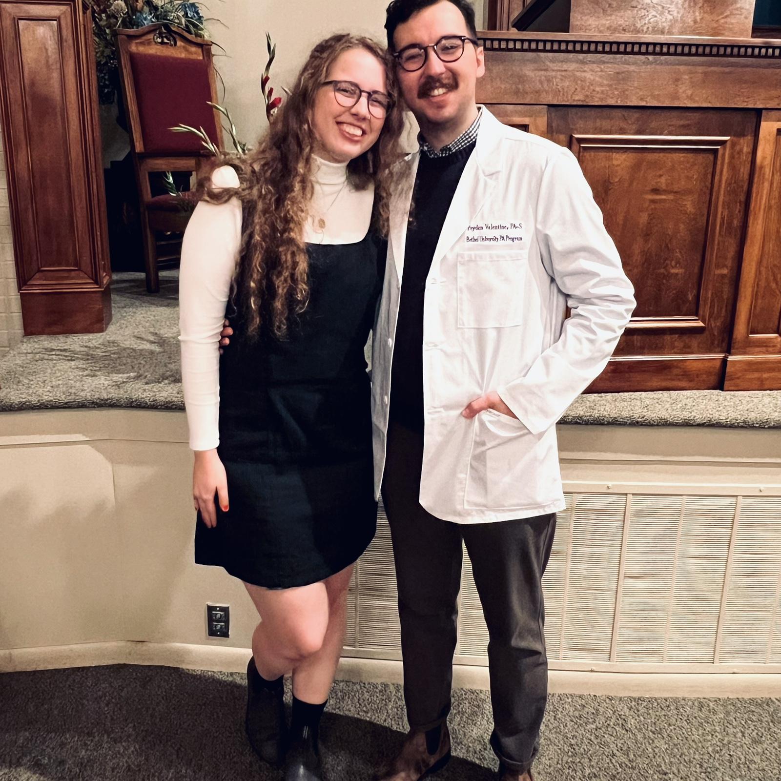 Peyden's White Coat Ceremony for PA school!