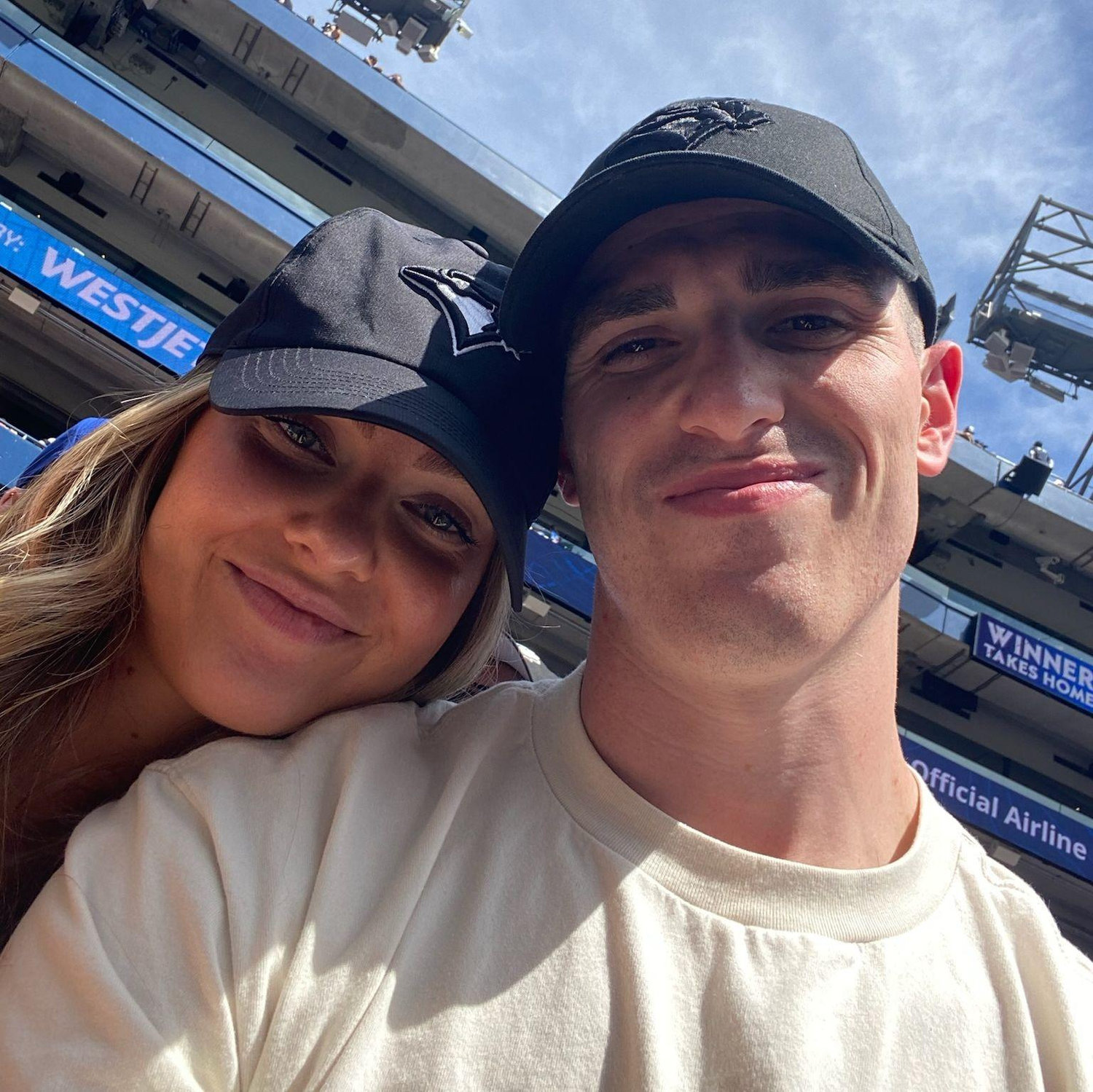 First Jays game together in Canada