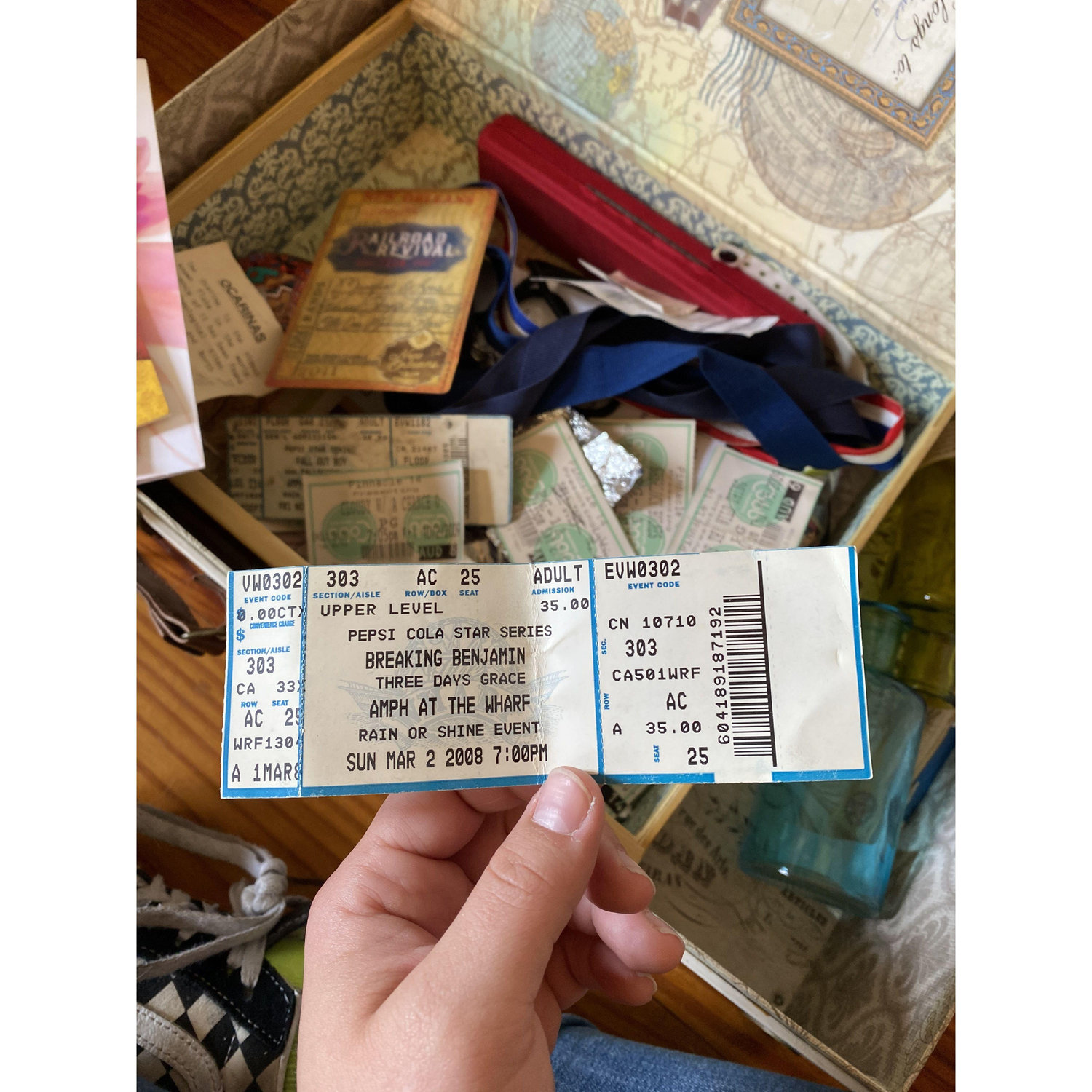 The ticket that started it all.