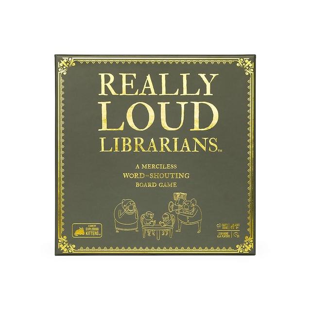 Exploding Kittens Really Loud Librarians - Fast-Paced Word-Shouting Board Game for Kids 8-12, Adults, Family Night Fun & Parties