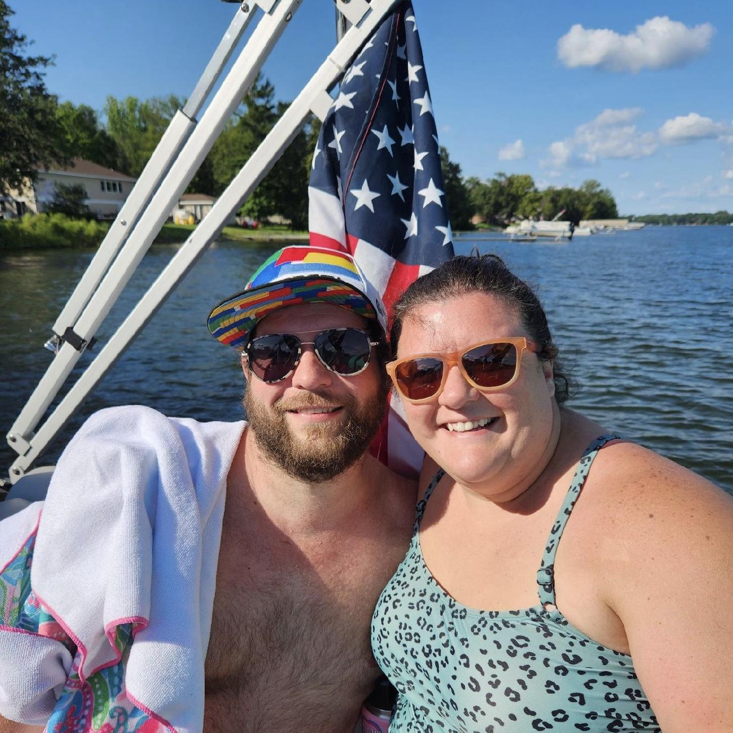 We’re on a boat!