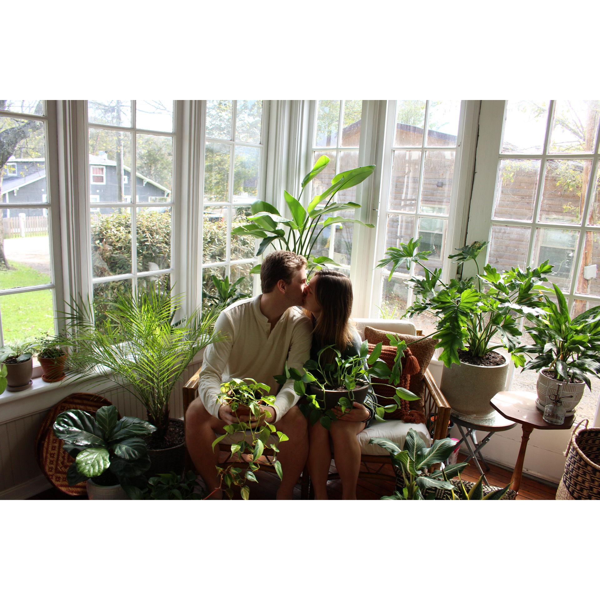 Between the two of us, it's safe to say our house will contain a LOT of plants;)