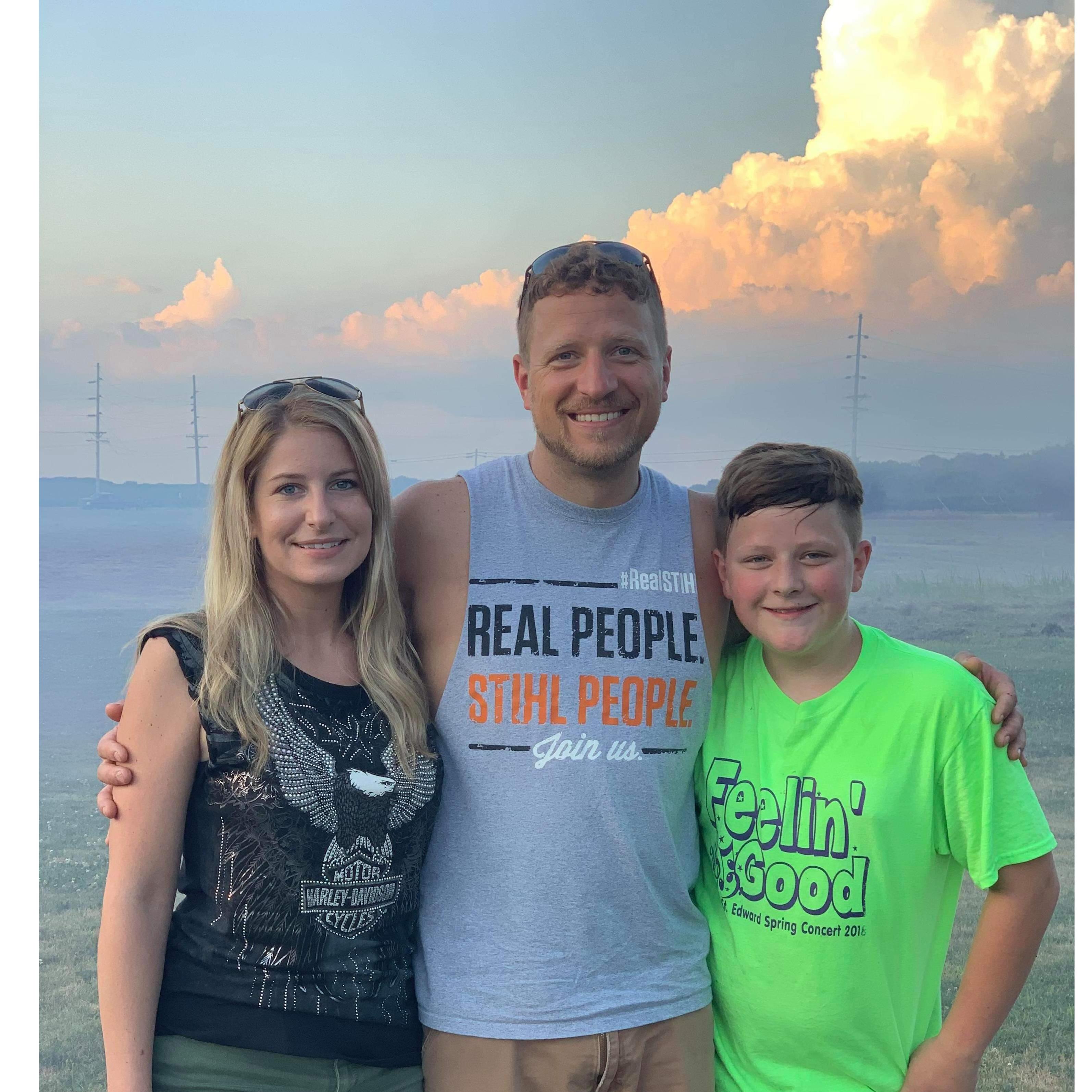 Fireworks, family and food- 4th of July.