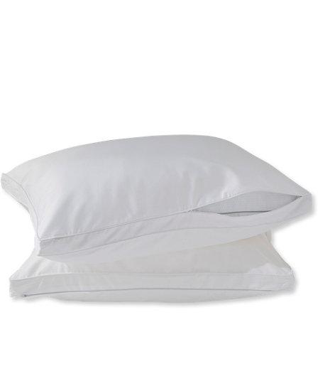 LL Bean 700-Fill Power Pillow Protector, Set of Two