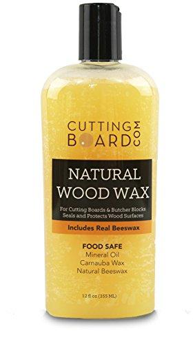 Cutting Board Wax and Conditioner, Protects Wood Countertops and Butcher Blocks - Made in USA with Real Beeswax