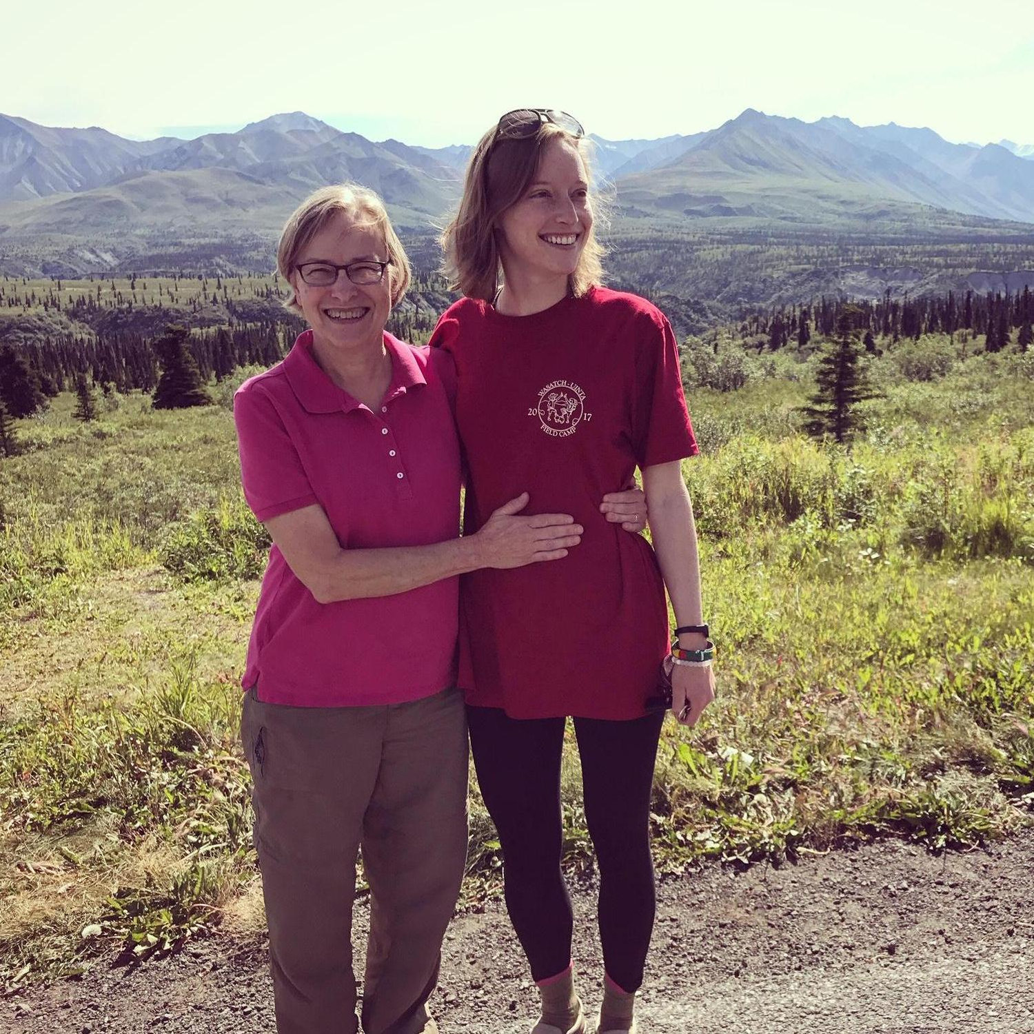 Anna leaving Alaska with Mom in the passenger seat! August 2017.