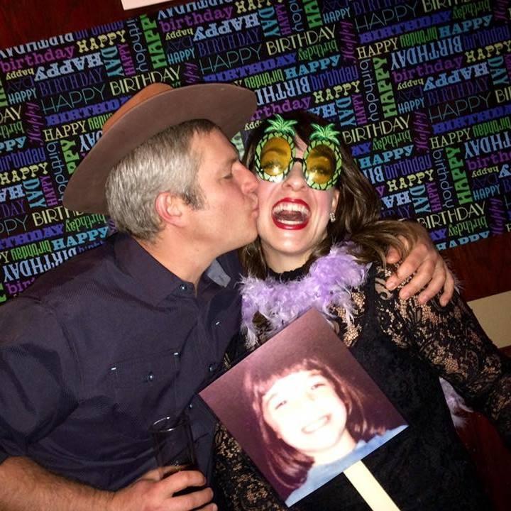 Photo booth at my 40th birthday party.