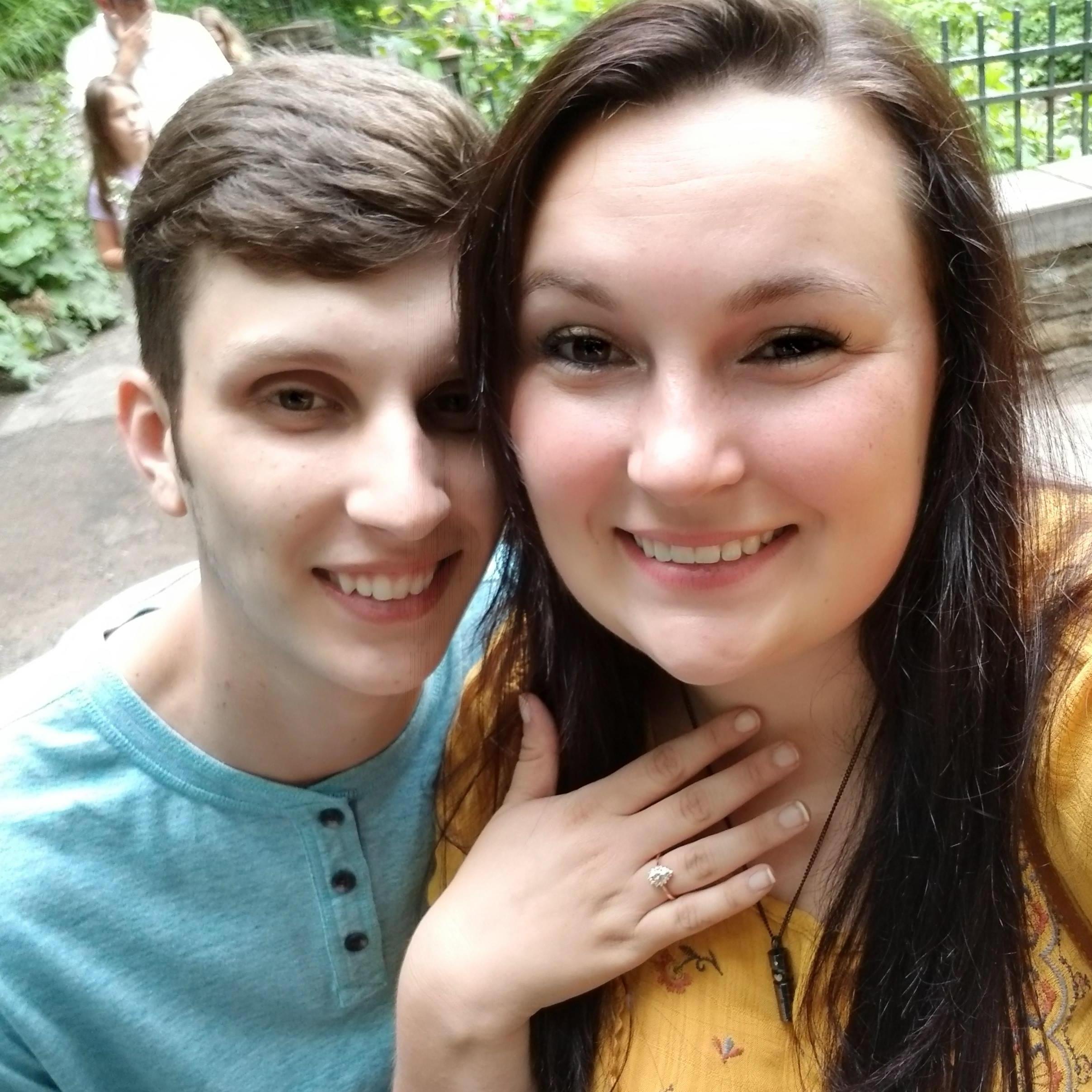 Right after he proposed!