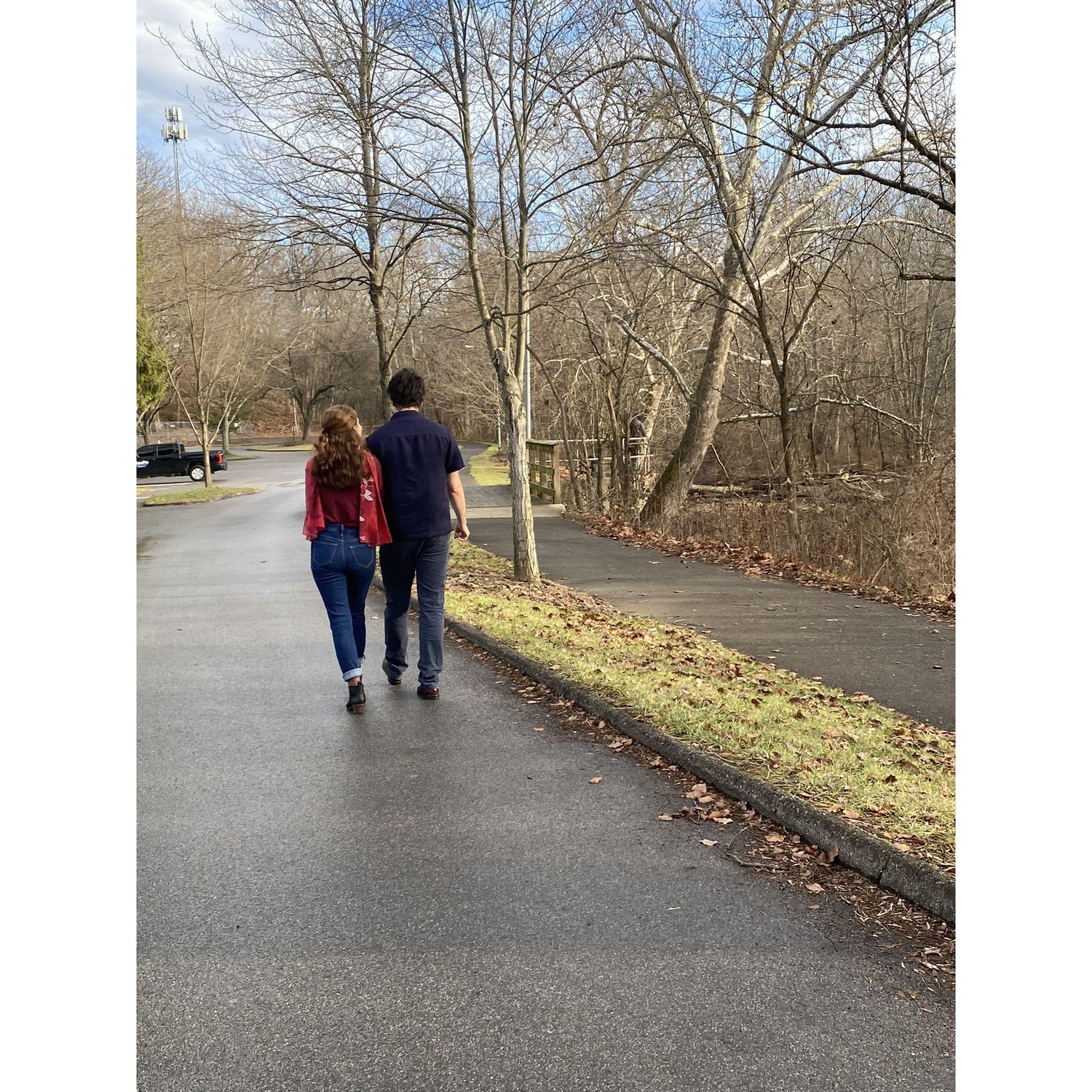 walking to water