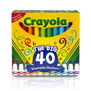 Crayola 40-count washable broad line markers - CCPEP