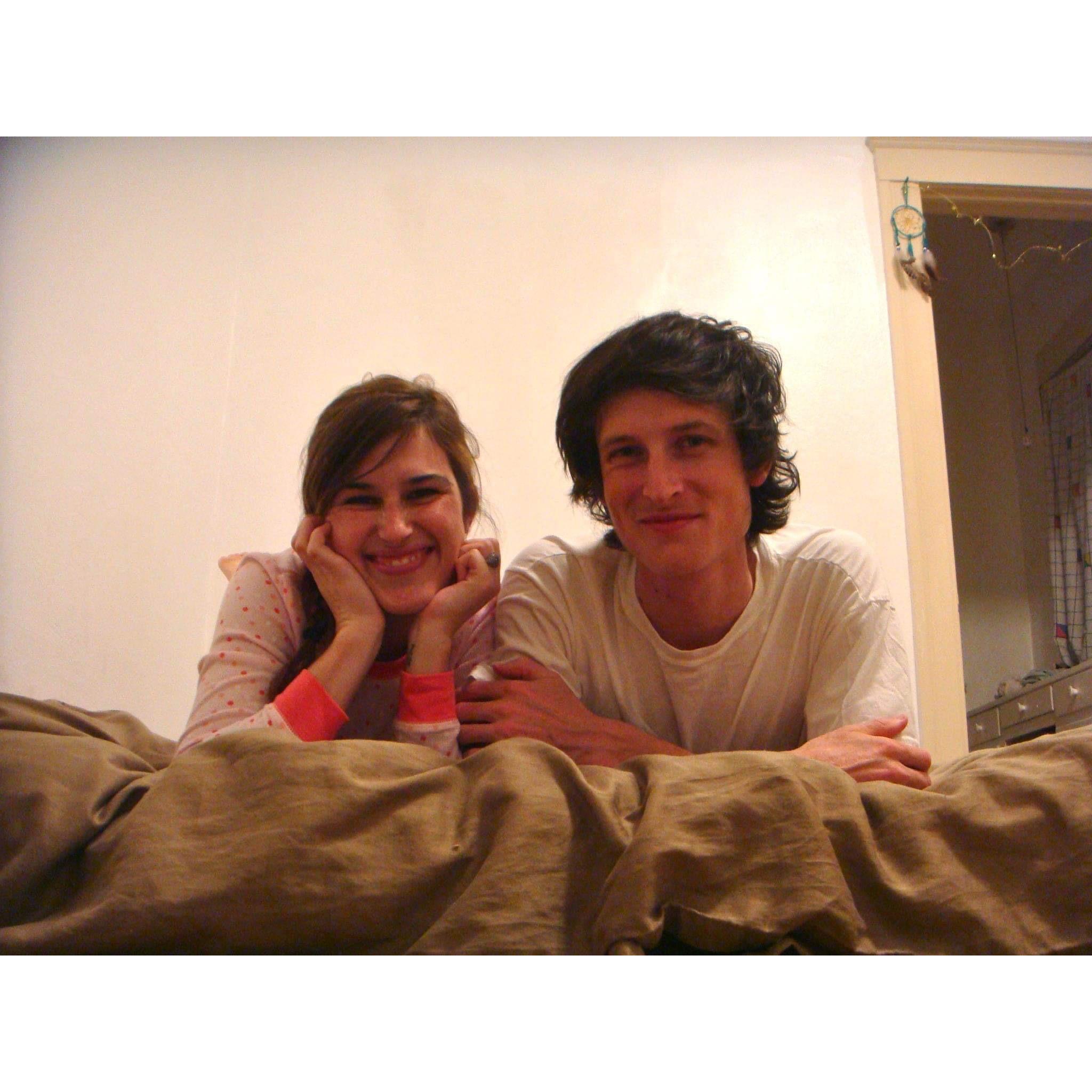 Shortly after moving in together 2011.