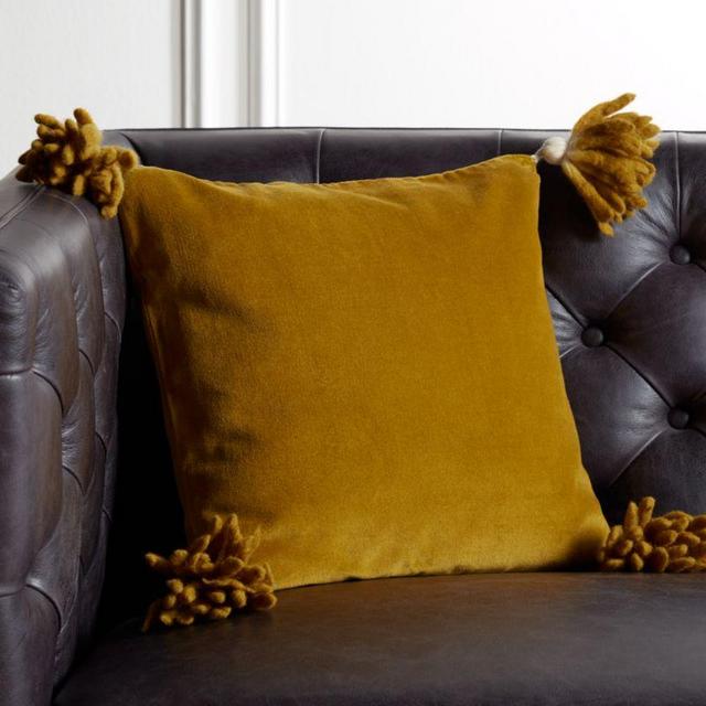 16" Bia Tassel Pesto Pillow