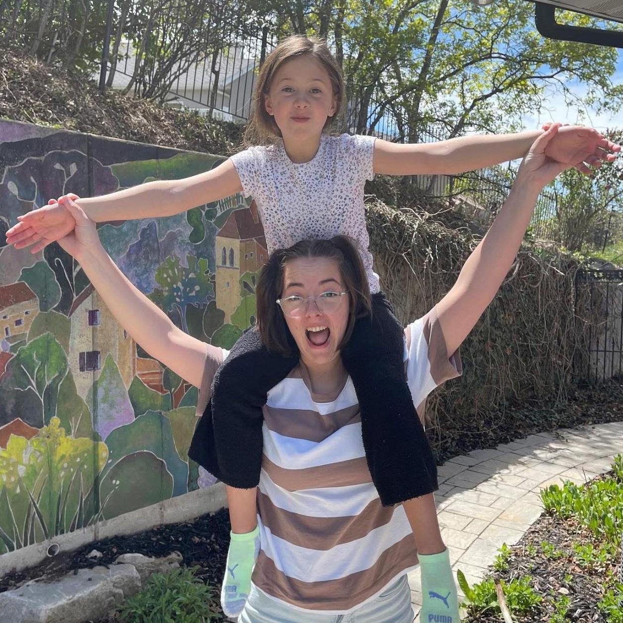 Emma and her beautiful niece Lucy!