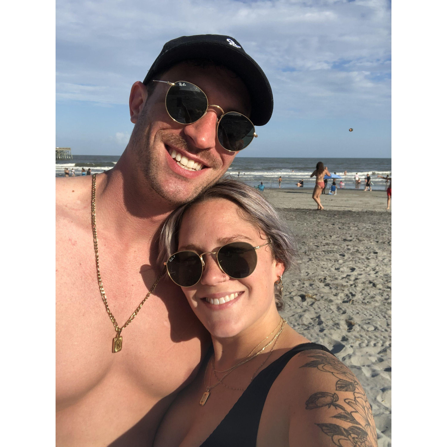 Folly Beach in South Carolina, june 2021