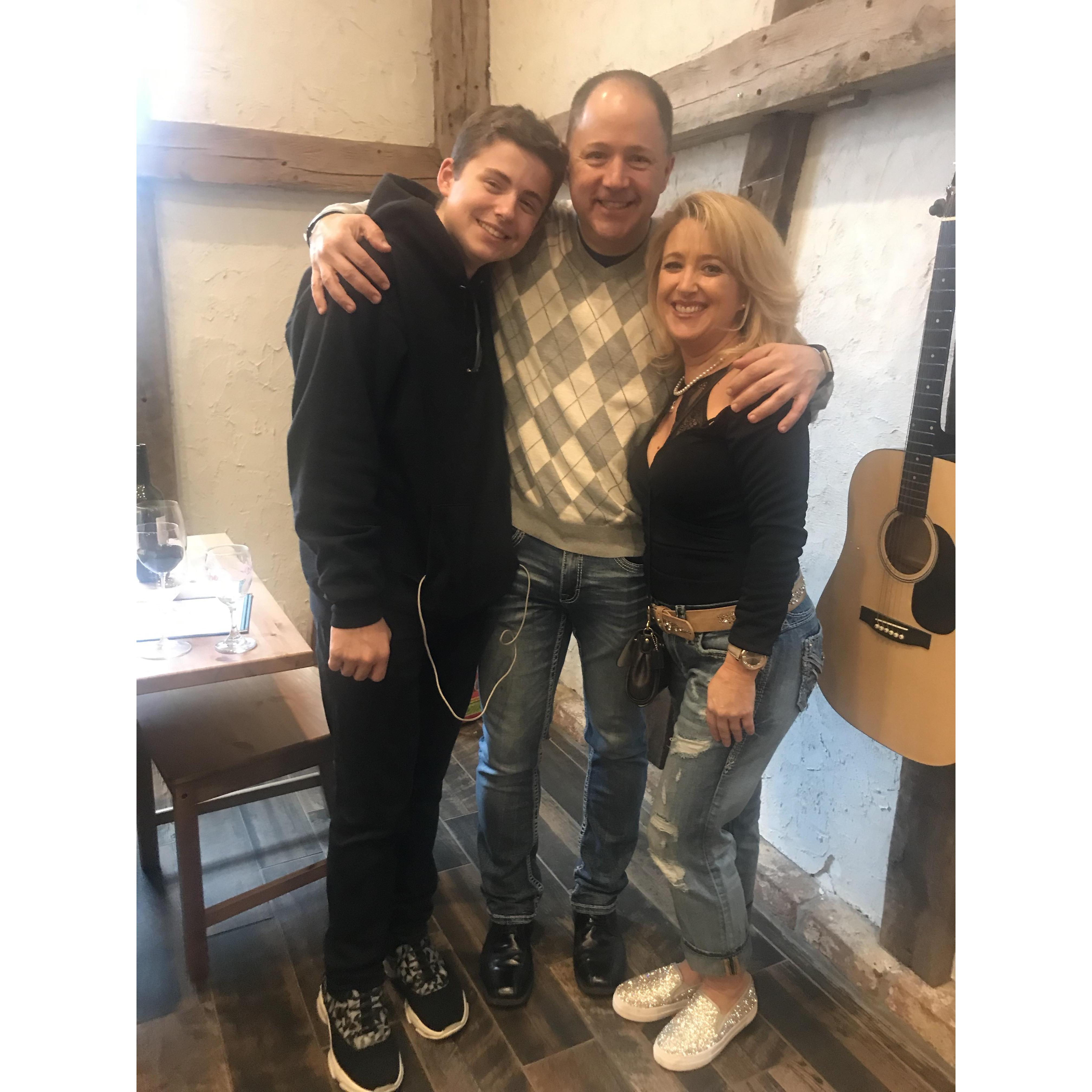 SURPRISE...we surprised Tricia and showed up for her 50th Birthday party in Virginia