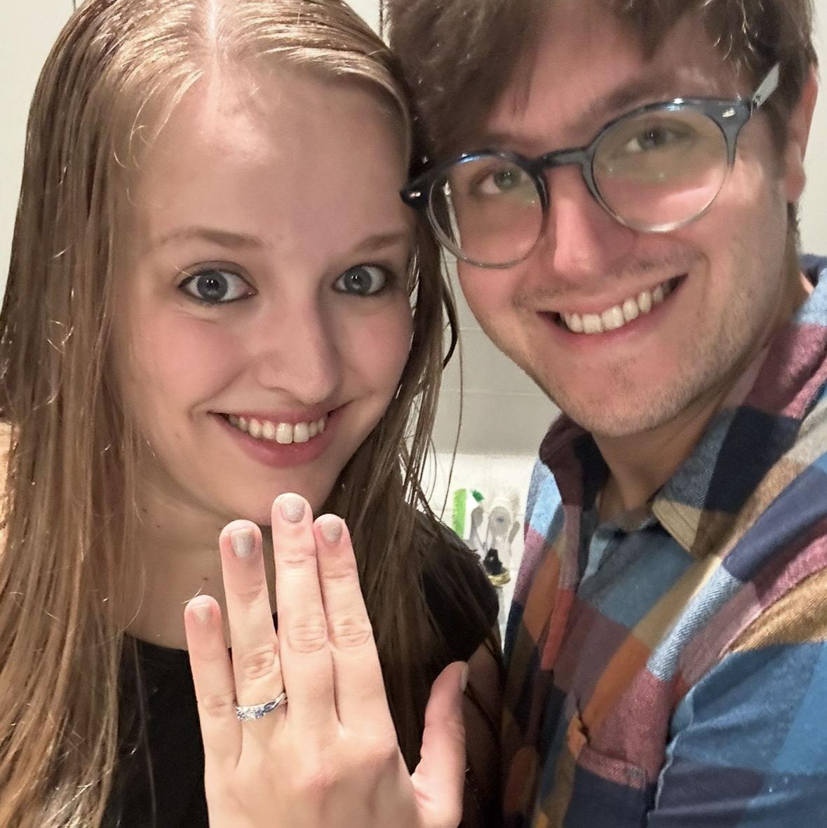 The day we got engaged!
