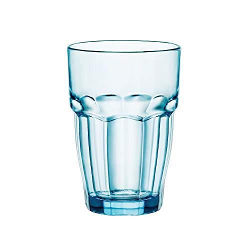 Bormioli Rocco 12.5 oz. Rock Bar Lounge Stackable Long Drink Glass, Ice, Set of 6