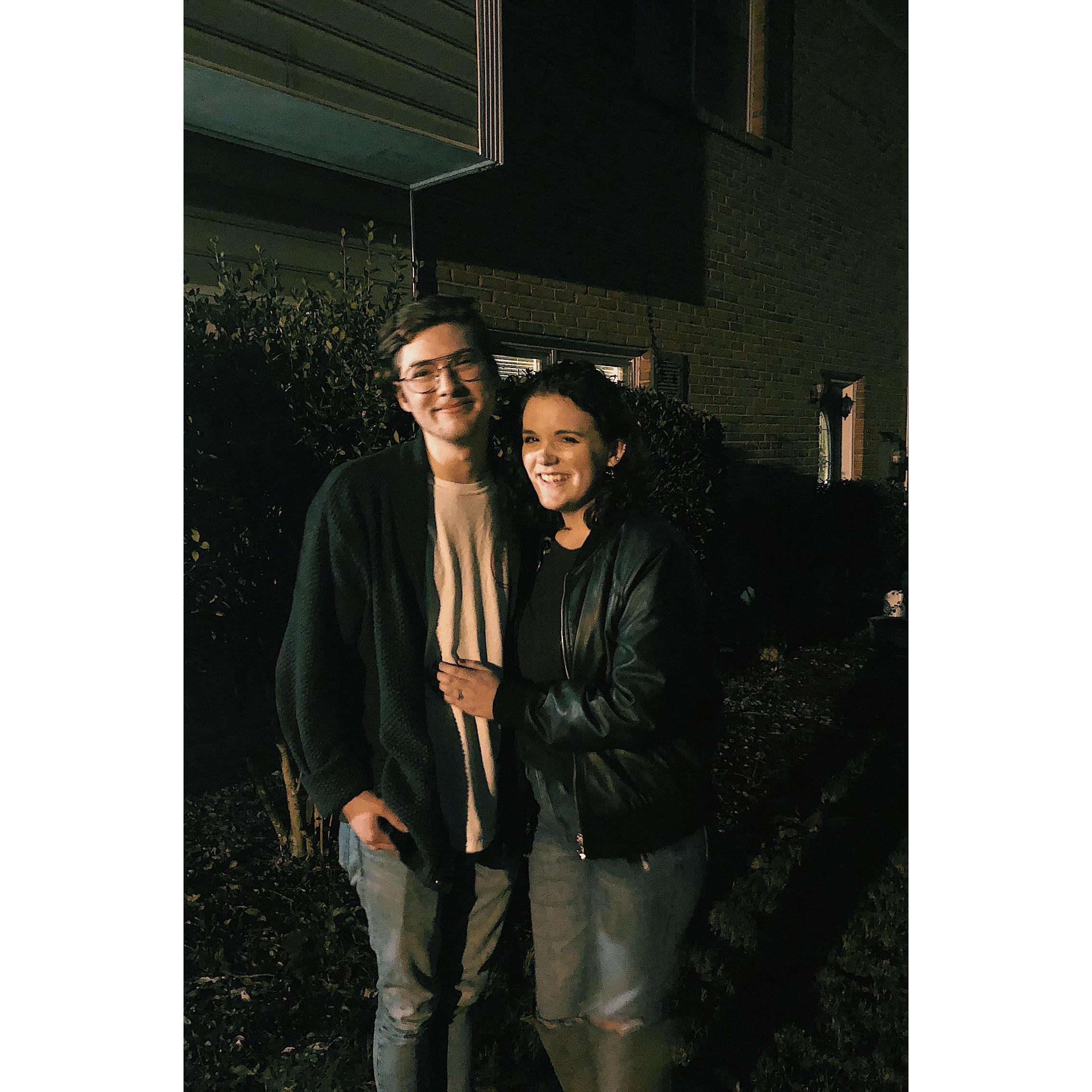 First Thanksgiving. Also the night we officially started dating