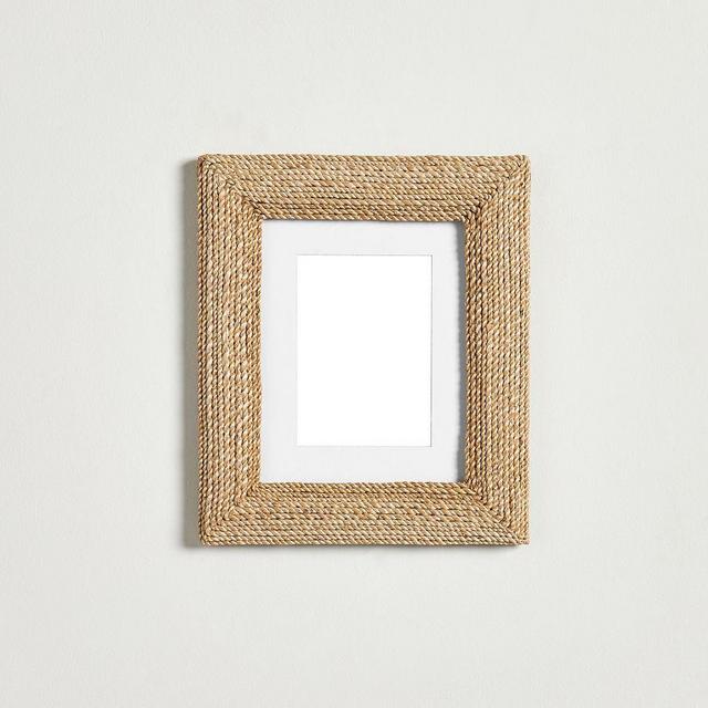 Abaca Rope Woven Frame, 12"x14" (5"x7" Opening)