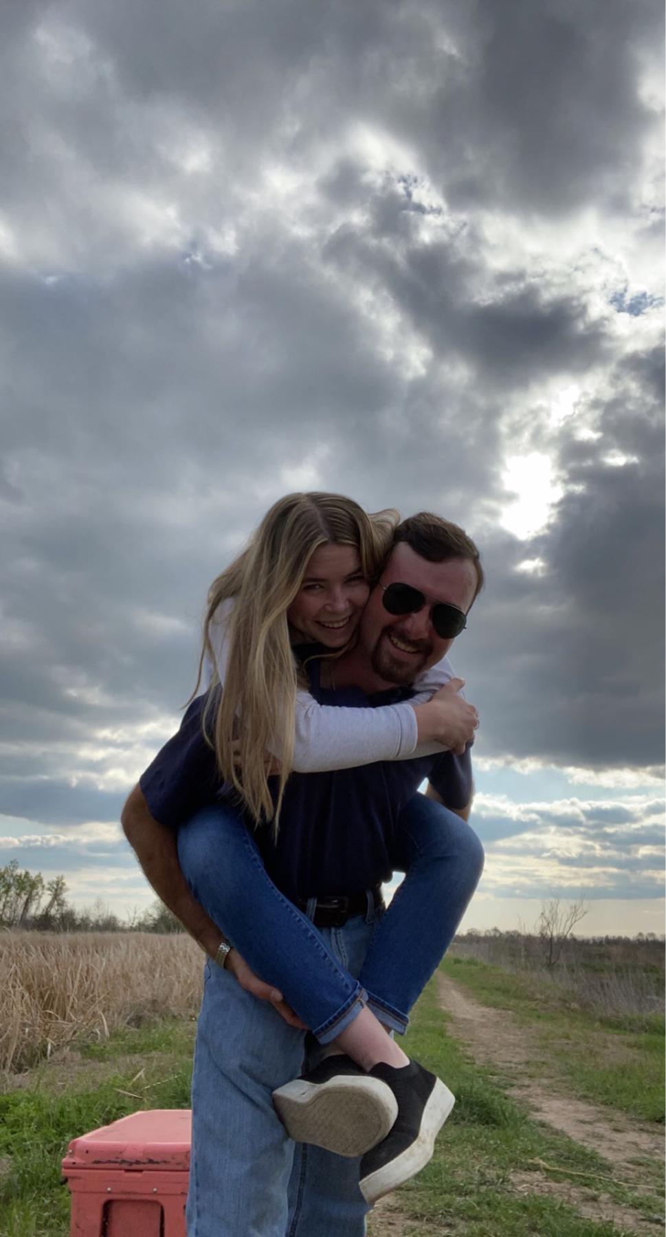 Fishing day! Same spot Brady proposed 2 years later:)