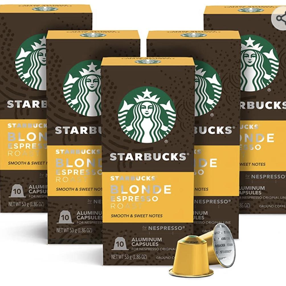 Amazon.com: Starbucks by Nespresso Blonde Roast Espresso