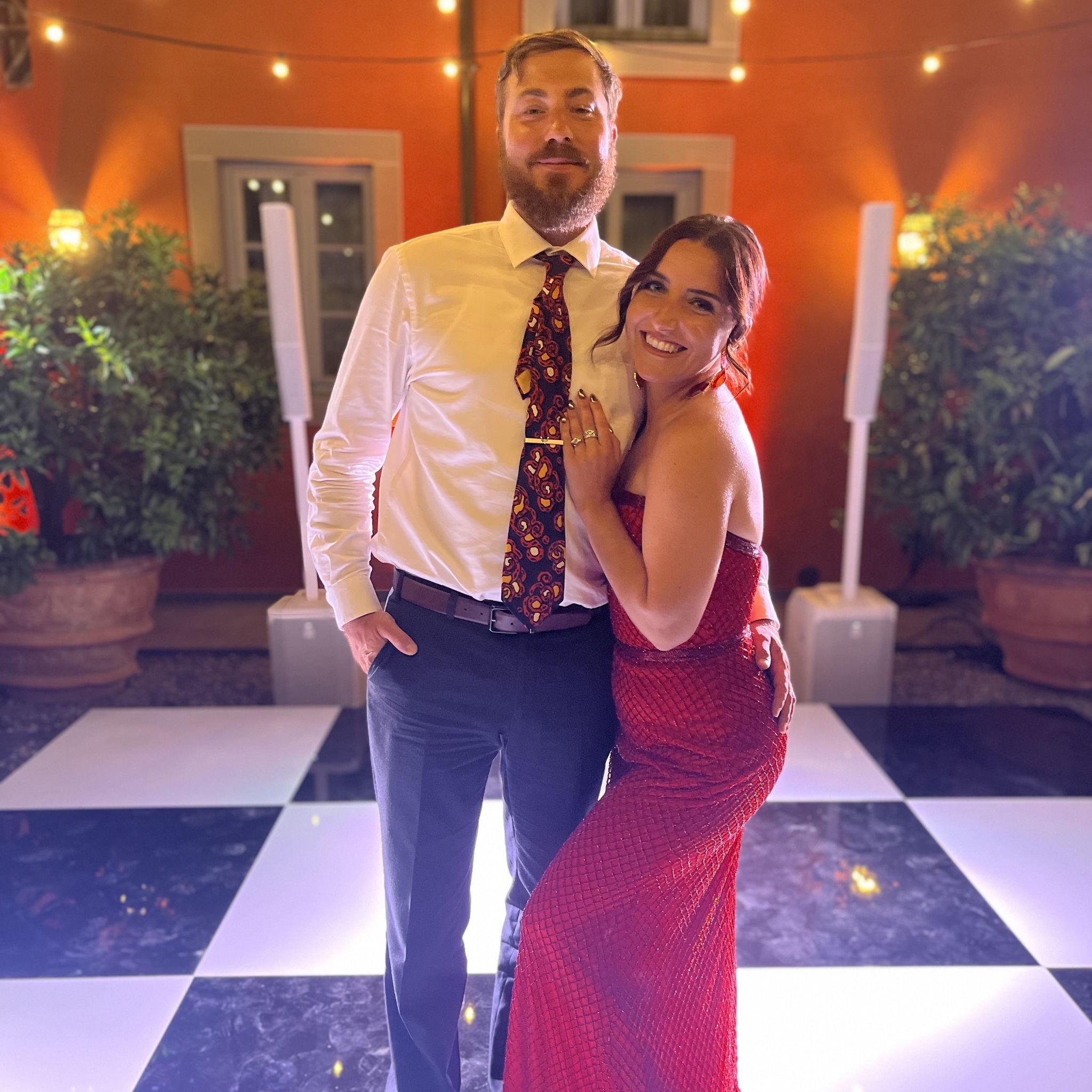 Lovers in Italy at Ian & Nicole's Wedding, Calli's cousins ๐ September 2025