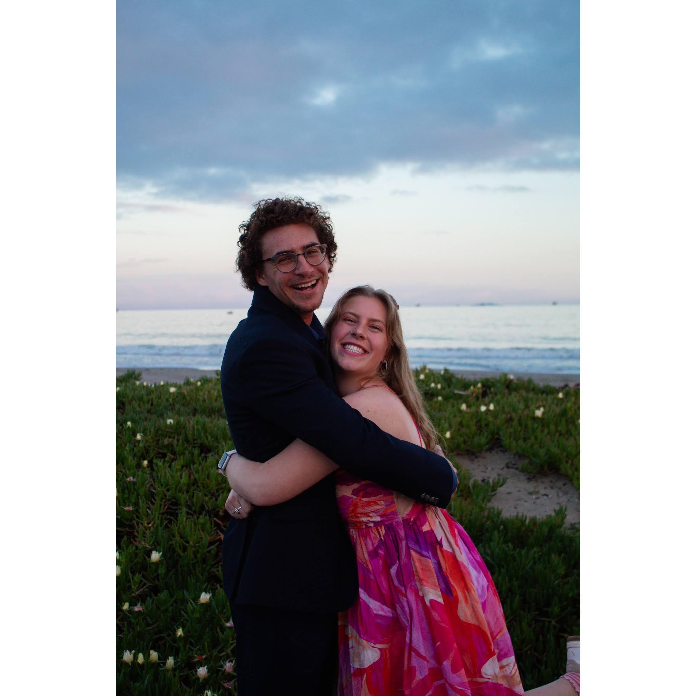 spring formal photoshoot, a week into dating