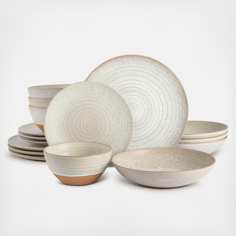 Gibson Elite, Dreamweaver 16-Piece Dinnerware Set, Service for 4