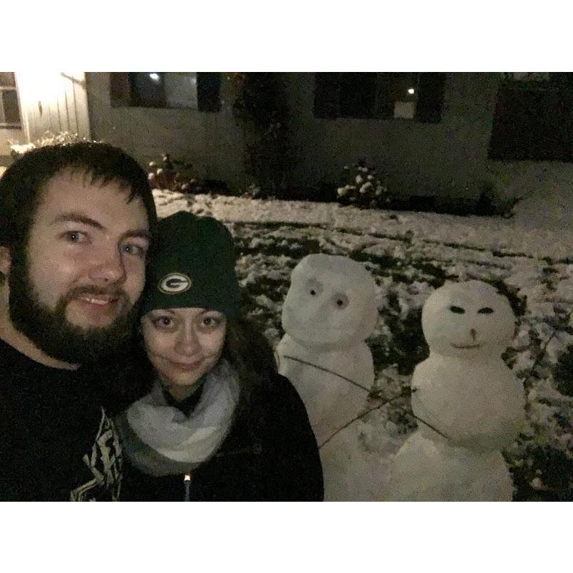 2 am snowman building