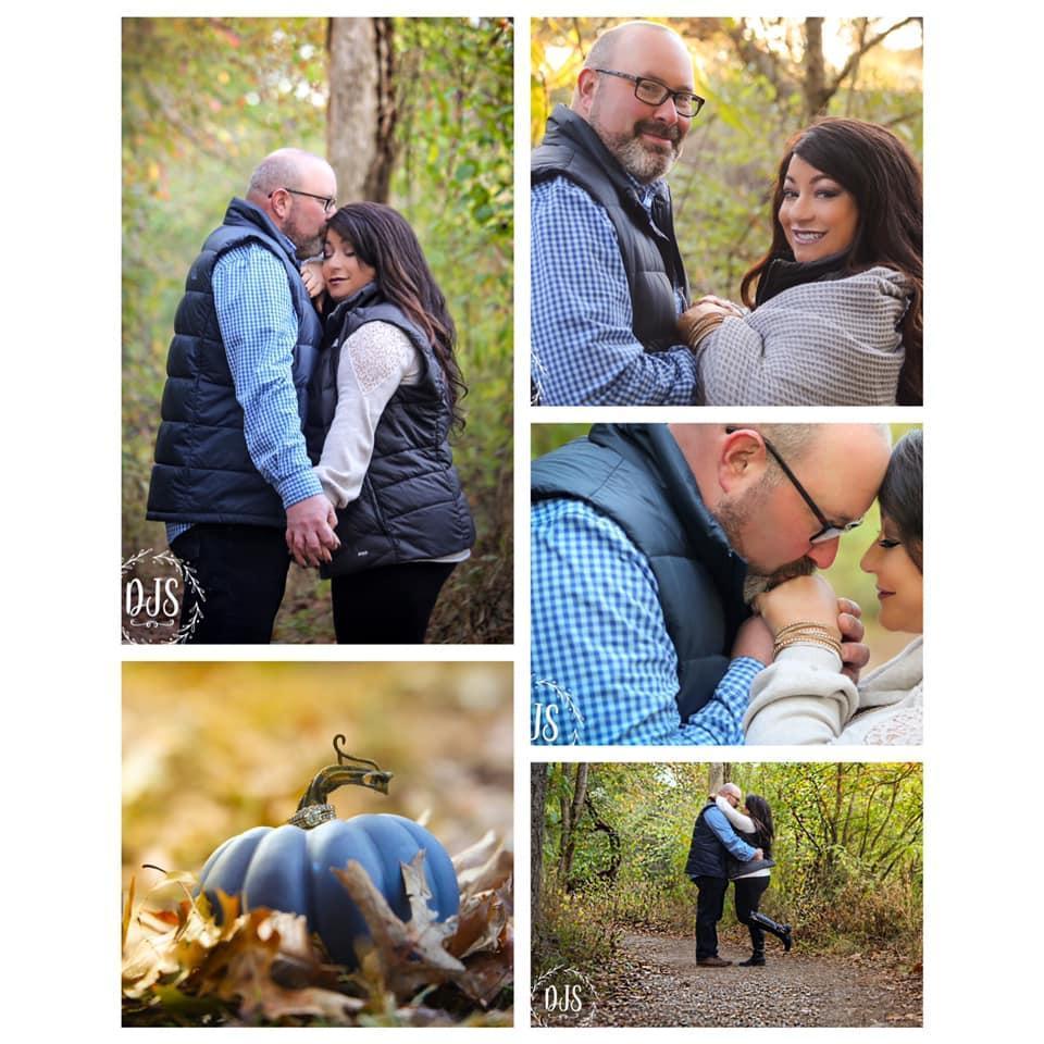 Jason and Brooke share the same love for Fall.
Also with October 10th being Jason's grandparents wedding anniversary they chose that date as well to honor them.