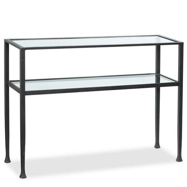 Tanner Console Table, Matte Iron-Bronze